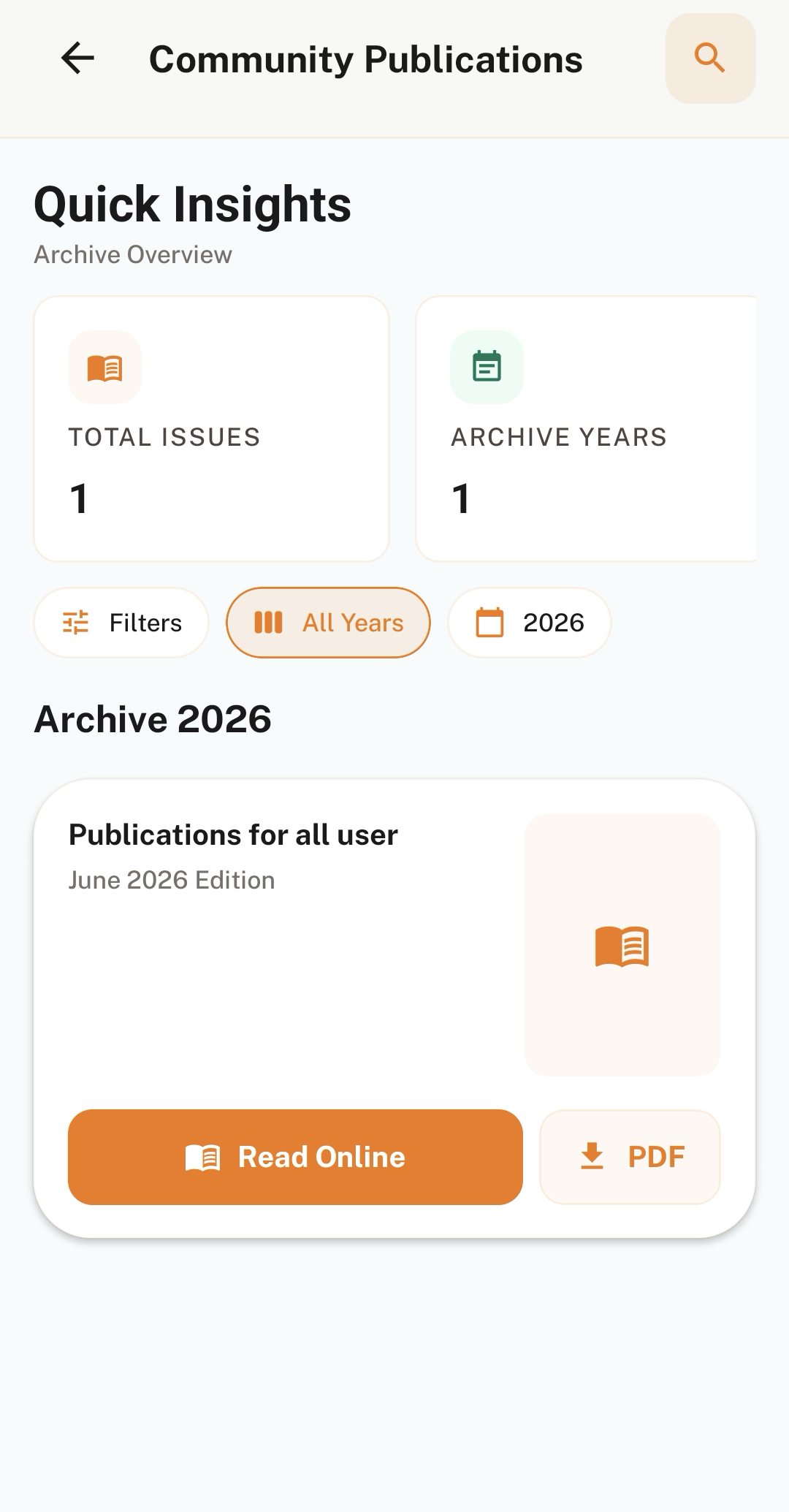 Community Publications